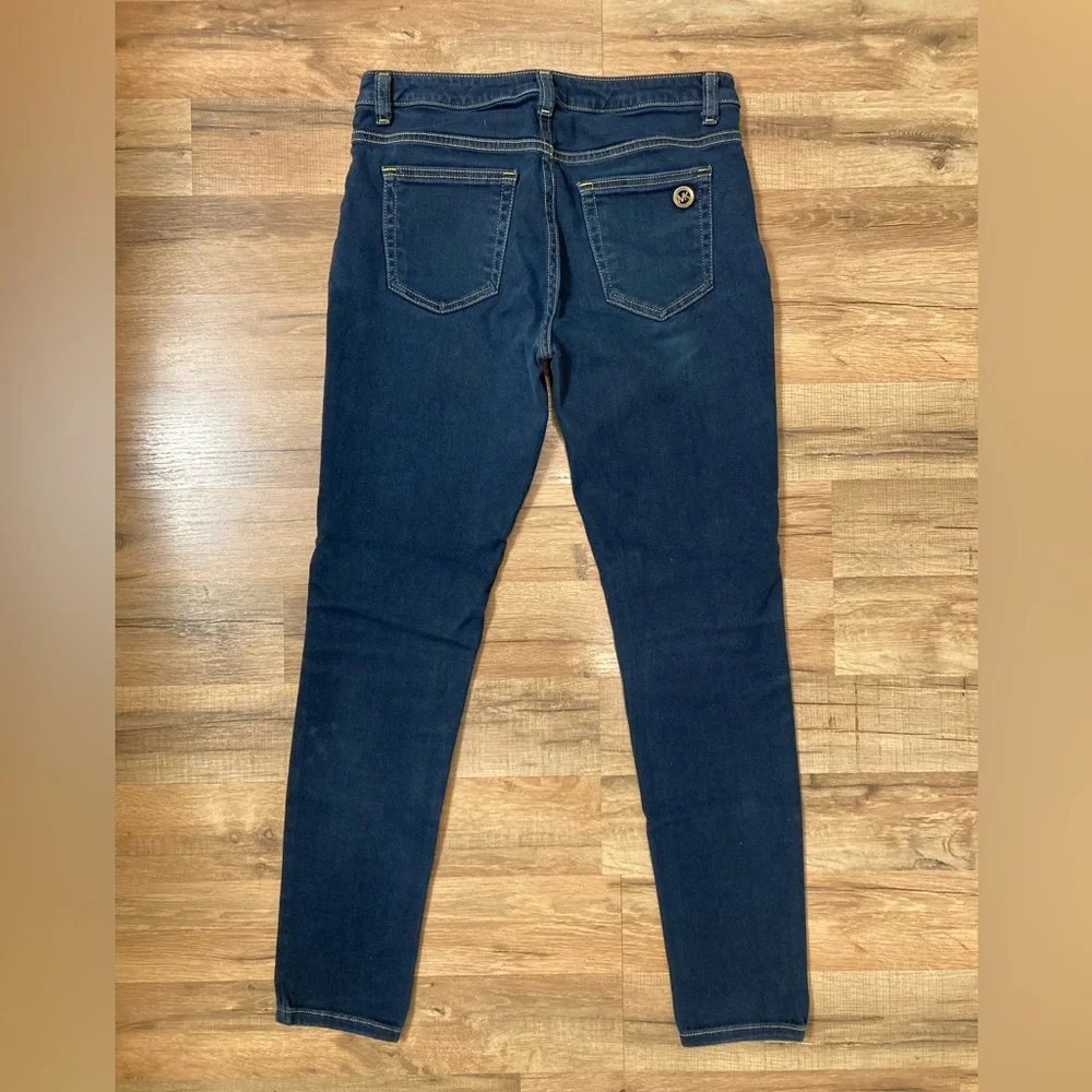 MICHAEL Michael Kors | Women’s Izzy Skinny Dark Wash Jeans - Picture 4 of 11